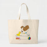 Cute Puppy Bath Canvas Bag
