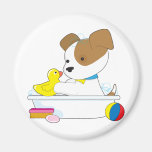 Cute Puppy Bath Magnet