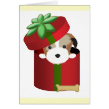 Cute Puppy Gift Greeting Card