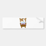 Cute Puppy Sick Bumper Sticker