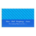 Cute purple love hearts on blue surface business card templates