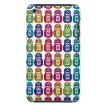 Cute Rainbow Matryoshka Owls iPod Touch Cover