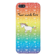 Cute rainbow unicorn iPhone 5 case