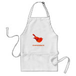 Cute Red Bird Aprons