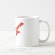 Cute Red Bird Coffee Mugs