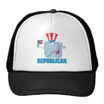 cute republican elephant political cartoon hat