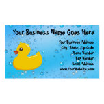 Cute Rubber Ducky/Blue Bubbles business cards