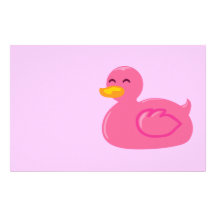 Cute Rubberducky Personalized Stationery