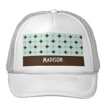 Cute Sage Green & Brown Hats
