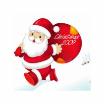 CUTE SANTA CHRISTMAS TREE ORNAMENT