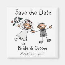 Cute Save the Date Magnets magnets