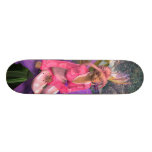 Cute Sexy Pink Fairy Skateboard Custom Deck Art