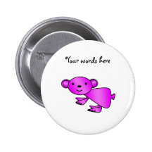 Cute Shiny pink koala