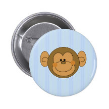 Cute Silly Monkey Face Pin