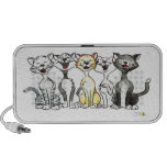 Cute singing cats portable speakers