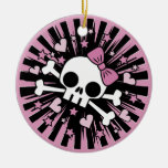 Cute Skull and Crossbones Ornaments
