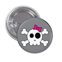 Cute Skully Button