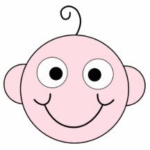 Cute Smiling Baby. Cut Out