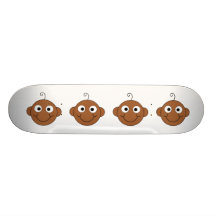Cute Smiling Baby. Skateboards