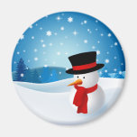 Cute Snowman Magnet