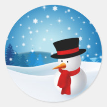 Cute Snowman Sticker