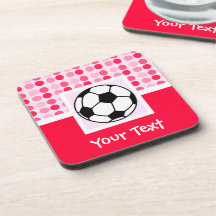 Cute Soccer Ball Drink Coaster