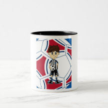 Cute Soccer Boy Mug