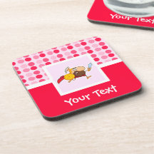 Cute Spartan Gladiator Drink Coasters