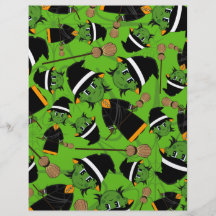 Cute Spooky Halloween Witch Pattern Flyer
