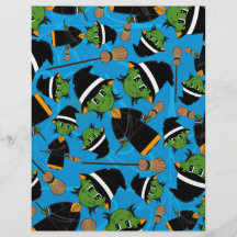 Cute Spooky Halloween Witch Pattern Flyer