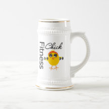 Cute Sporty Fitness Chick Mug