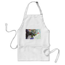 Cute Squirrel in a Flower Pot Apron