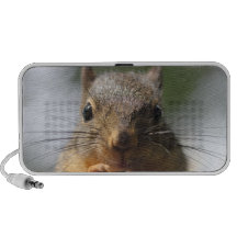Cute Squirrel Smiling Photo iPod Speakers