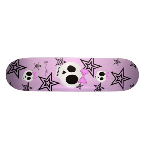 Cute Stars n Skulls Deck Skate Boards