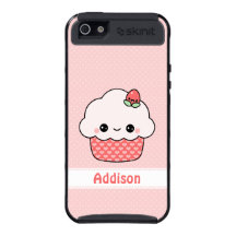 Cute Strawberry Cupcake Case For iPhone 5