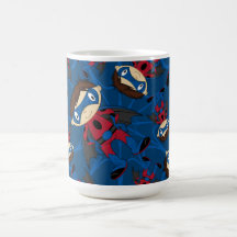 Cute Superhero Boy Pattern Mug