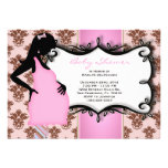 CUTE Sweet Baby Girl Pink Shower Custom Invitation