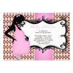 CUTE Sweet Baby Girl Pink Shower Personalised Invitation