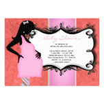 CUTE Sweet Baby Girl Pink Shower Custom Invitations