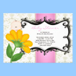 CUTE Sweet Baby Girl Pink Shower invitations