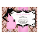 CUTE Sweet Baby Girl Pink Shower Custom Announcements