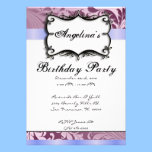 CUTE Sweet Elegant Birthday Party invitations