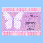 CUTE Sweet PINK Girls Baby Shower invitations