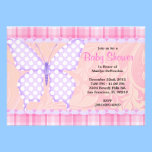 CUTE Sweet PINK Girls Baby Shower invitations