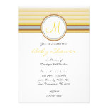 CUTE Sweet Yellow Baby Shower Personalized Invitations