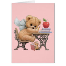 Cute Teddy Bear & Mouse Cards