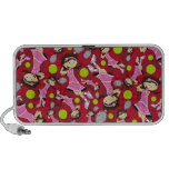 Cute Tennis Girl Speakers