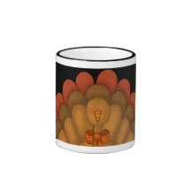 Cute Thanksgiving Turkey Coffee Mug