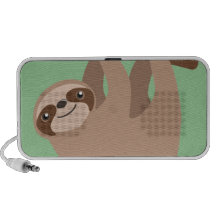 Cute Three-Toed Sloth Travel Speaker