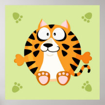 Cute Tiger Print
